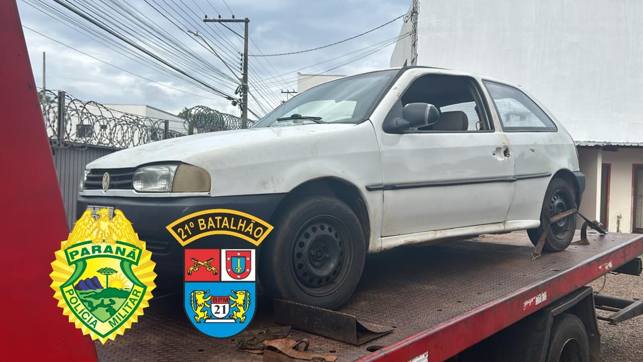 RPA recupera veículo furtado em Francisco Beltrão