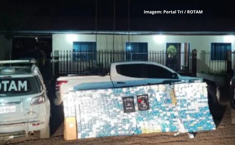 Barraconense é preso em Mangueirinha com mais de 25 mil carteiras de cigarros contrabandeadas