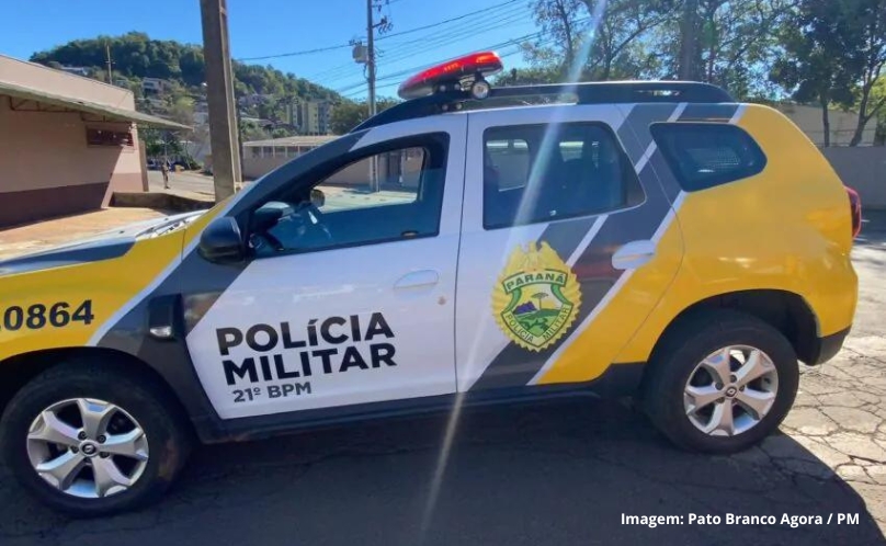 Polícia Militar é acionada após masculino invadir residência em Pato Branco