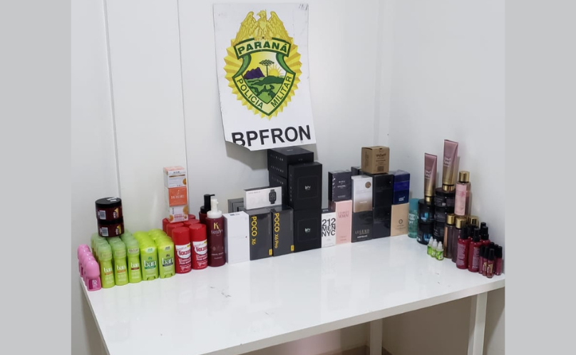 BPFRON apreende mercadorias em Ampére