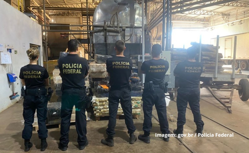 PF destrói aproximadamente 10 toneladas de drogas em Guaíra
