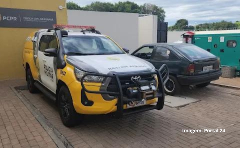 Jovem é preso com veículo furtado em Cascavel