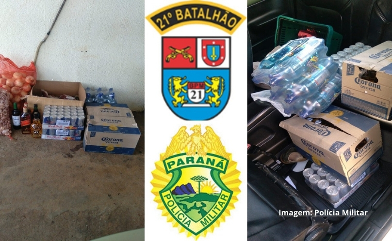 Polícia Militar apreende veículo carregado com produtos da Argentina