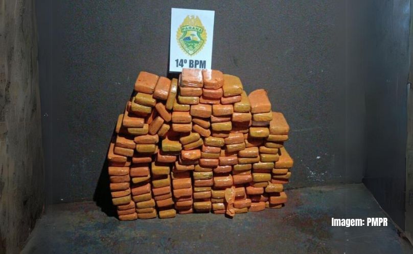 PMPR apreende 90 Kg de maconha em Foz do Iguaçu