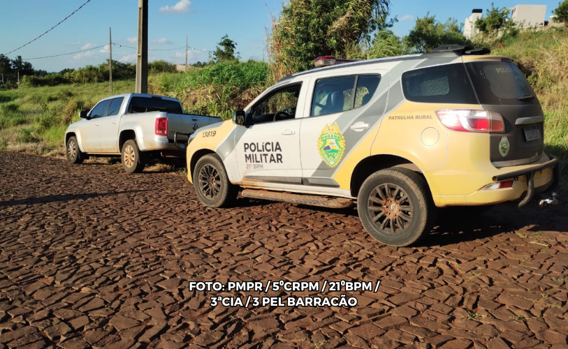 Veículo roubado na Argentina é encontrado em Barracão