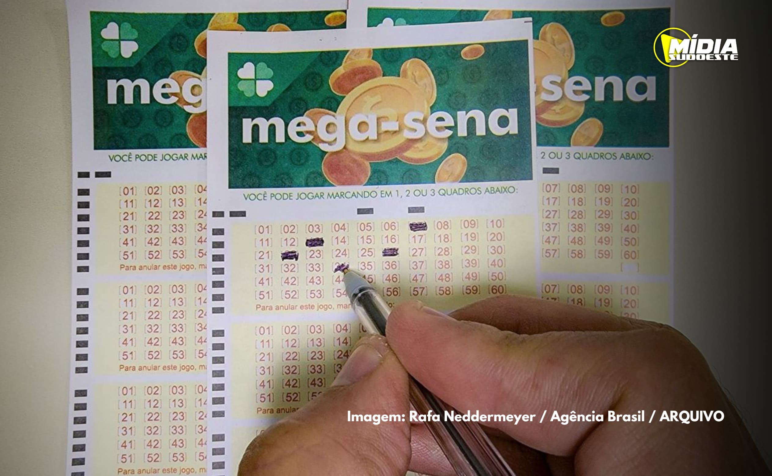 Mega-Sena não tem ganhadores e prêmio acumula em R$ 55 milhões