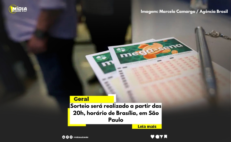 Mega-Sena sorteia nesta quinta-feira prêmio acumulado em R$ 50 milhões