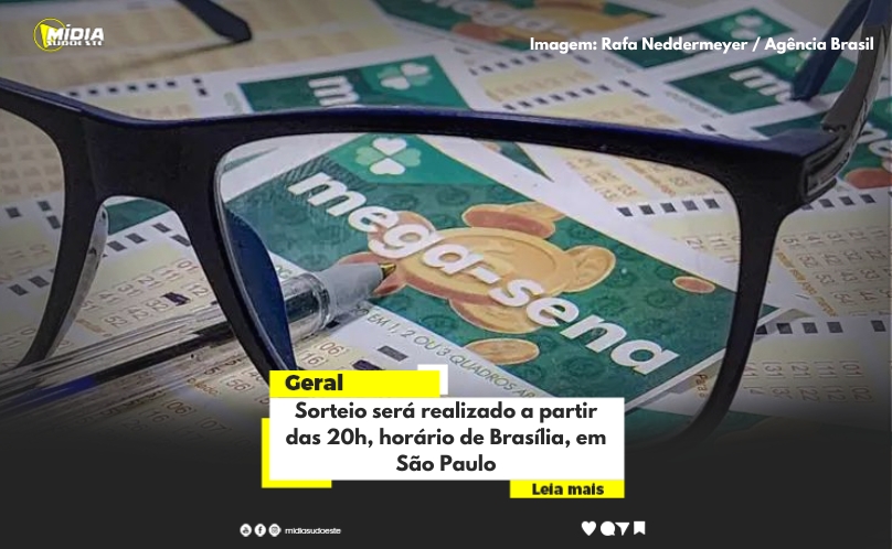 Mega-Sena sorteia neste sábado prêmio acumulado em R$ 55 milhões